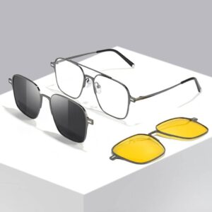 نظارة مغناطيسية 3 في1